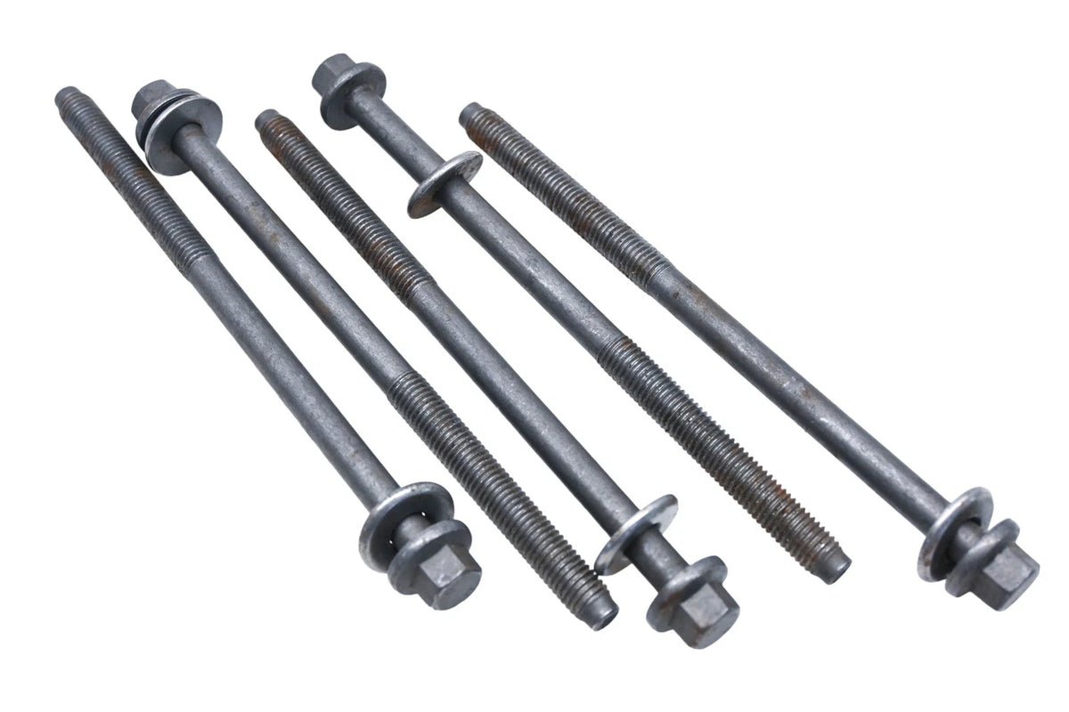 Set of 10 Hex Flange Head Bolts & Washers M14-1.75 x 205mm