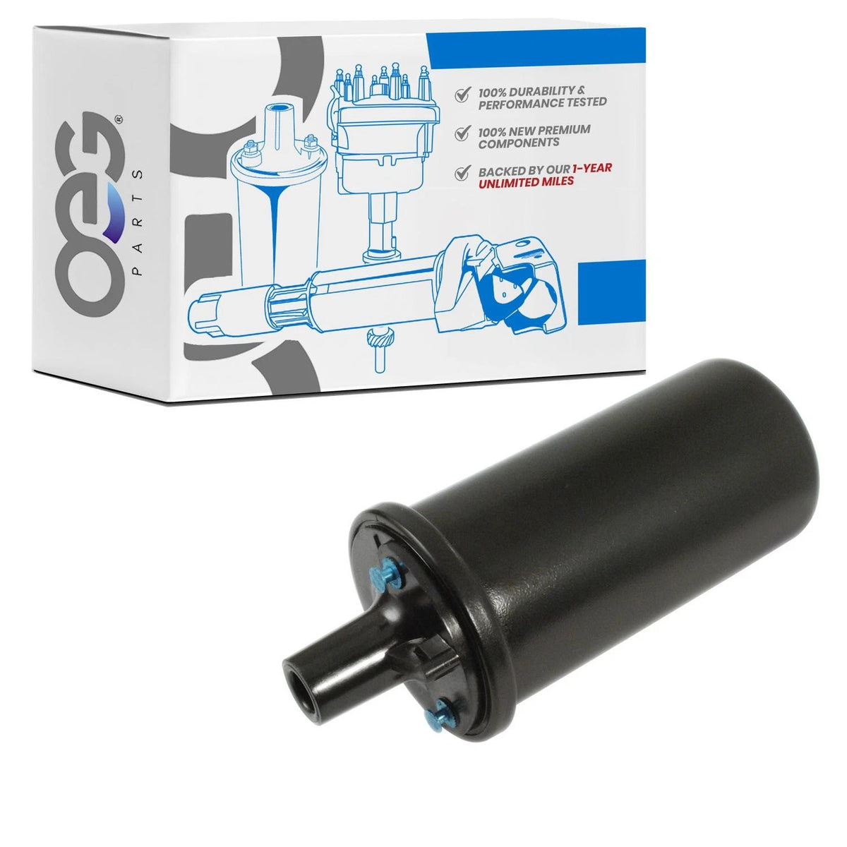 Ignition Coil for American Motors, Ford, Jeep, Lincoln, Mercury AMX (1977–1991)