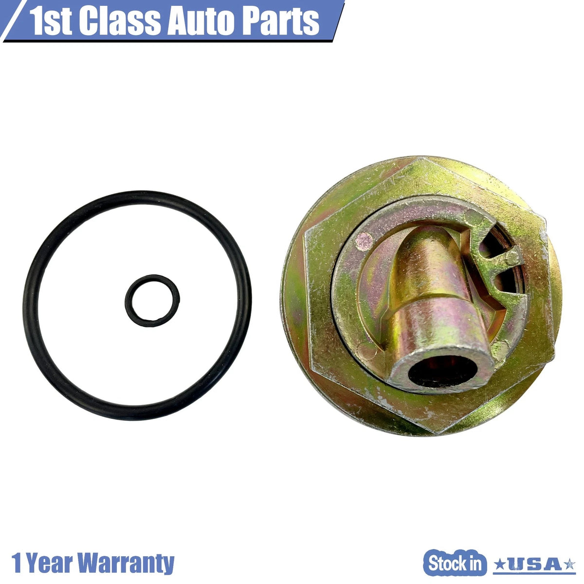 Oil Dipstick Tube Connector Flange Adapter for Ford F350 F450 (1994–1997)
