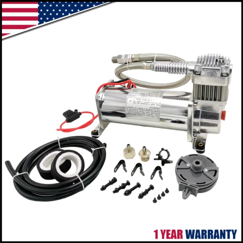 Air Suspension Compressor Pump for DC 12V (200 PSI, 1/4 NPT)