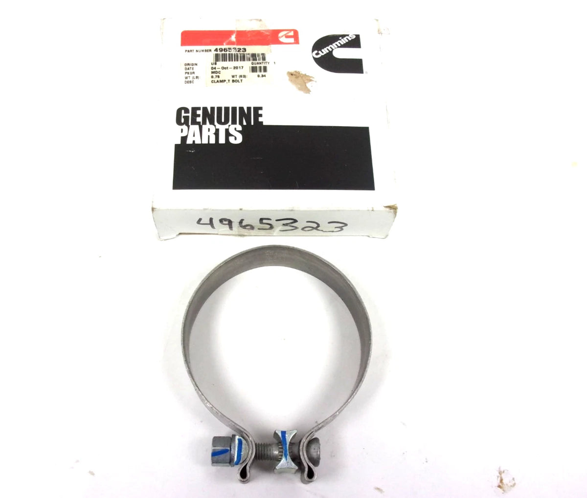 4" T Bolt Clamp for Cummins (4965323)