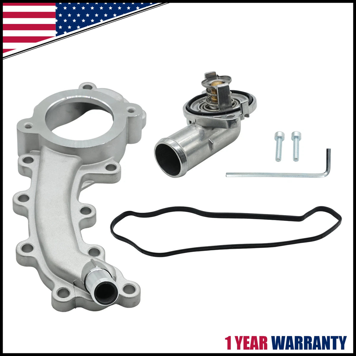 Thermostat Housing for Chrysler Dodge 200 300 Town (2011–2016) 5184653AF 902-3036