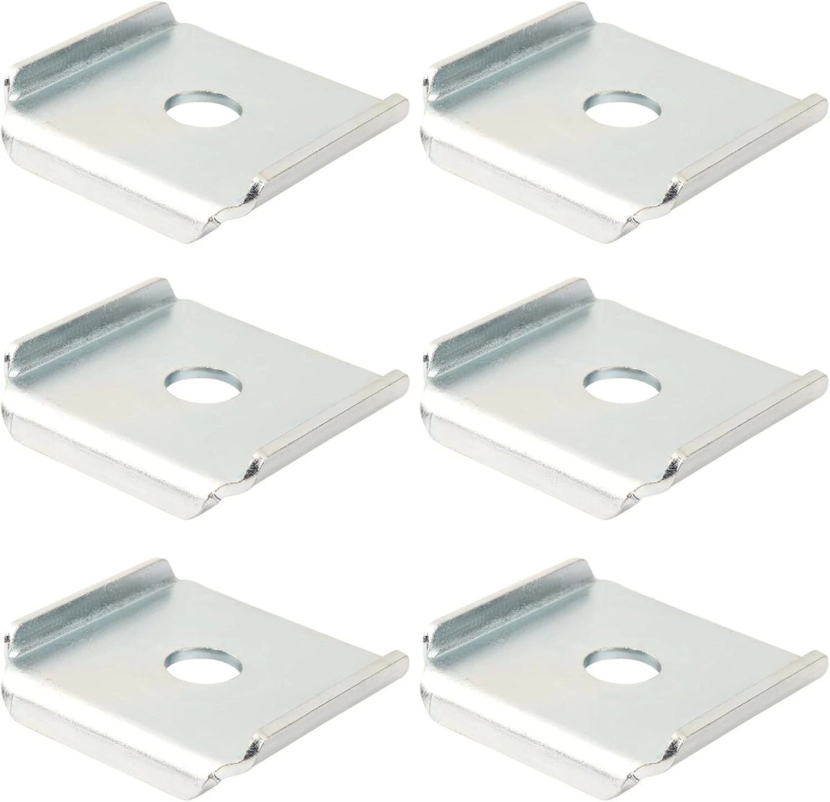 Set of 6 X-Blade Dual Mulching Blade Adapters for Standard Commercial Mowers