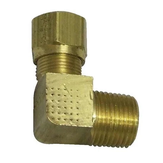 3/8 Inch x 1/2 Inch Air Line Fitting 90 Degree for