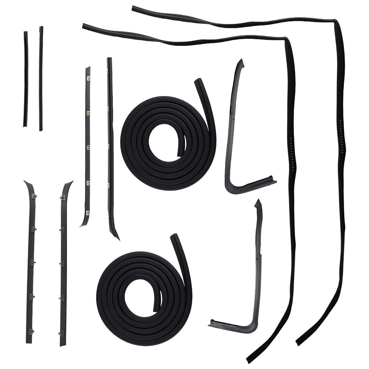 Door Seal Set for Chevrolet C20/K20 (1973–1980) 1AWSD00326