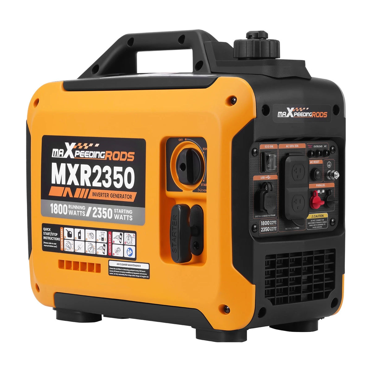 2350W Inverter Generator for Outdoor Use (4h Runtime)