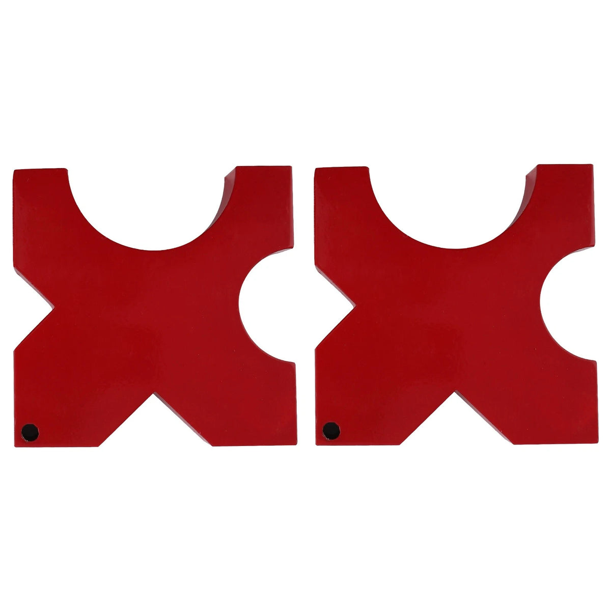 2PC Steel Shop Press Bed Plates for H-Frame Arbor (1x5x5 inch)