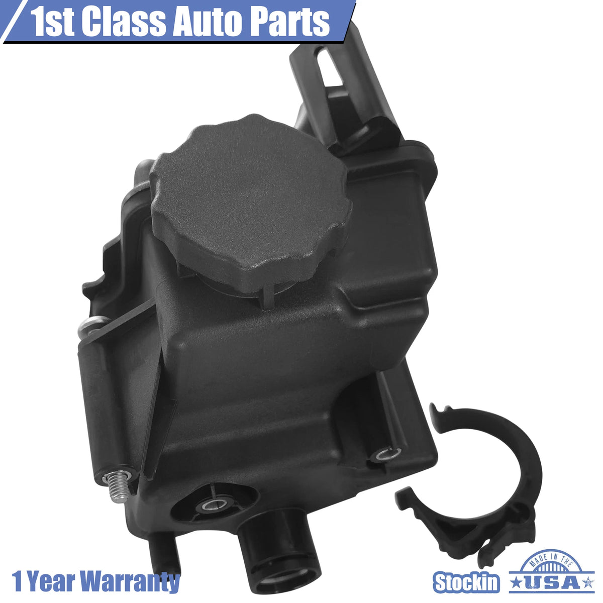 Power Steering Reservoir w/Cap for Mercedes-Benz G550 GL450 GL550 ML550 (2000–2020) 603-721