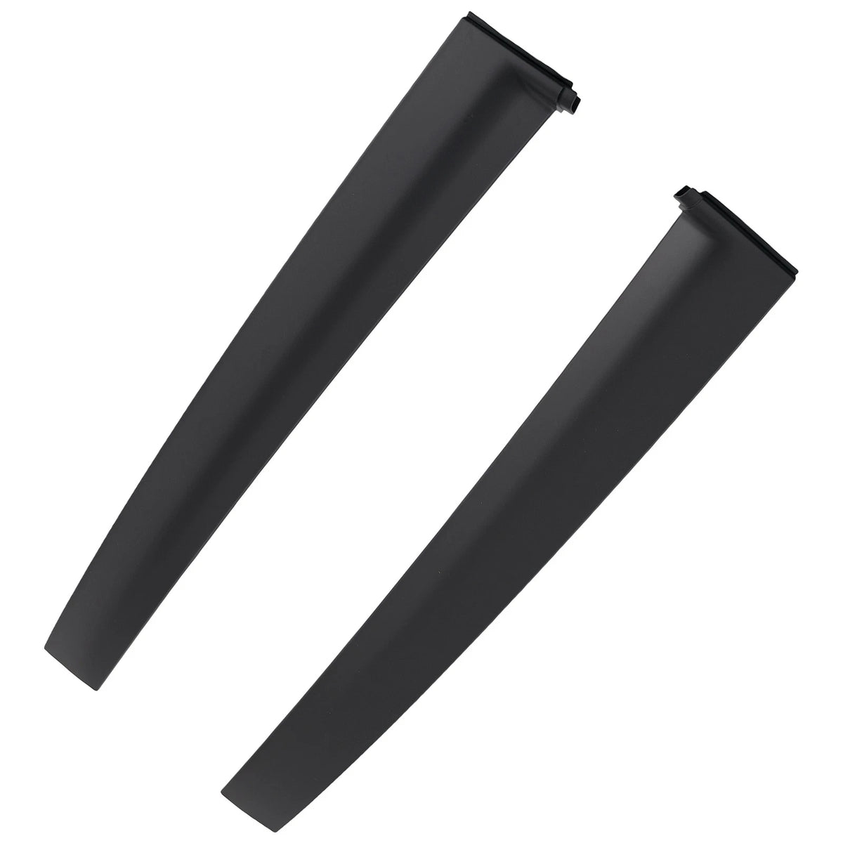 ABS Door Trim Molding Pair for Honda Civic Coupe (1992–1995) Black R&L