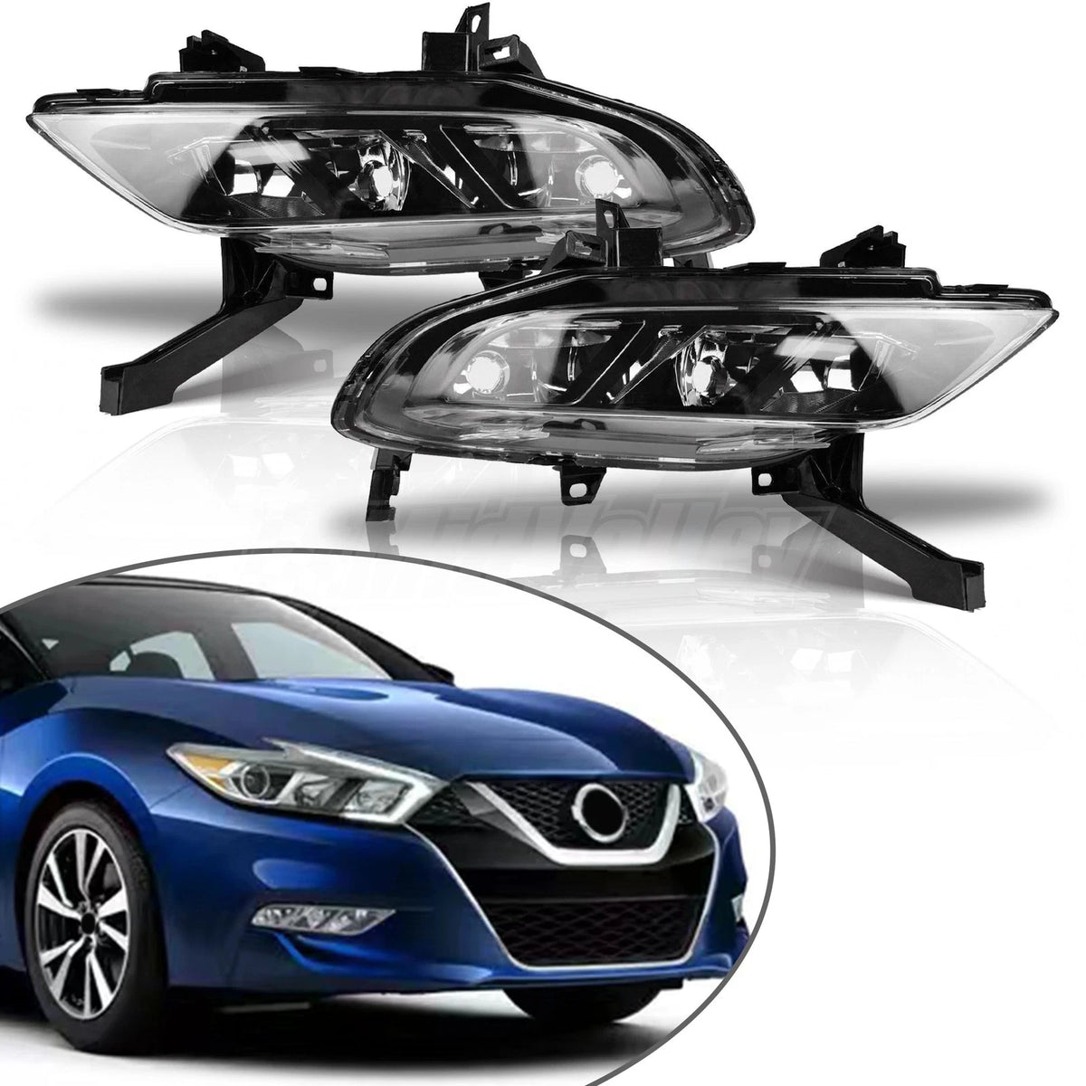 Set of 2 Fog Light Lamps for Nissan Maxima (2016–2018) NI2592134