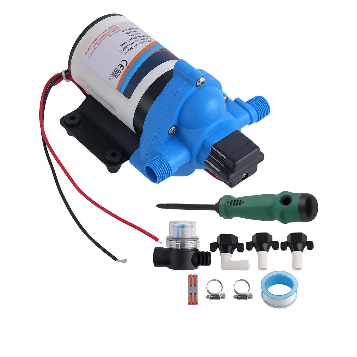 Diaphragm Water Pump 2088-403-144 for RV Yacht Agricultural (24V)