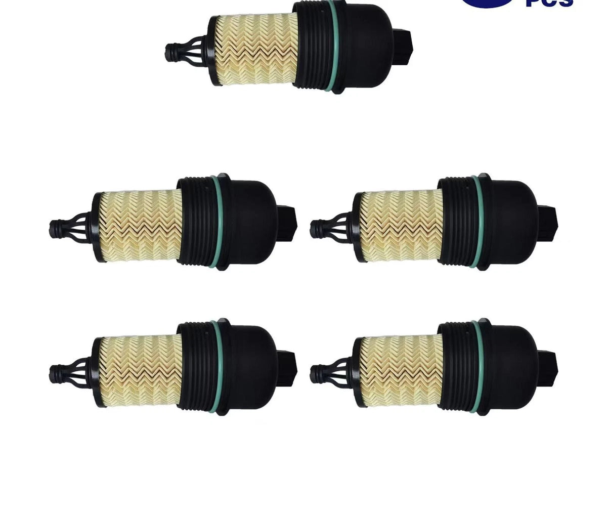 5X Oil Filters for Maserati Ghibli Quattroporte Levante (2014–2019)