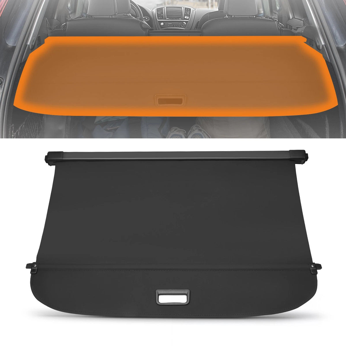 Retractable Black Cargo Cover for Mazda CX50 (2023–2025)