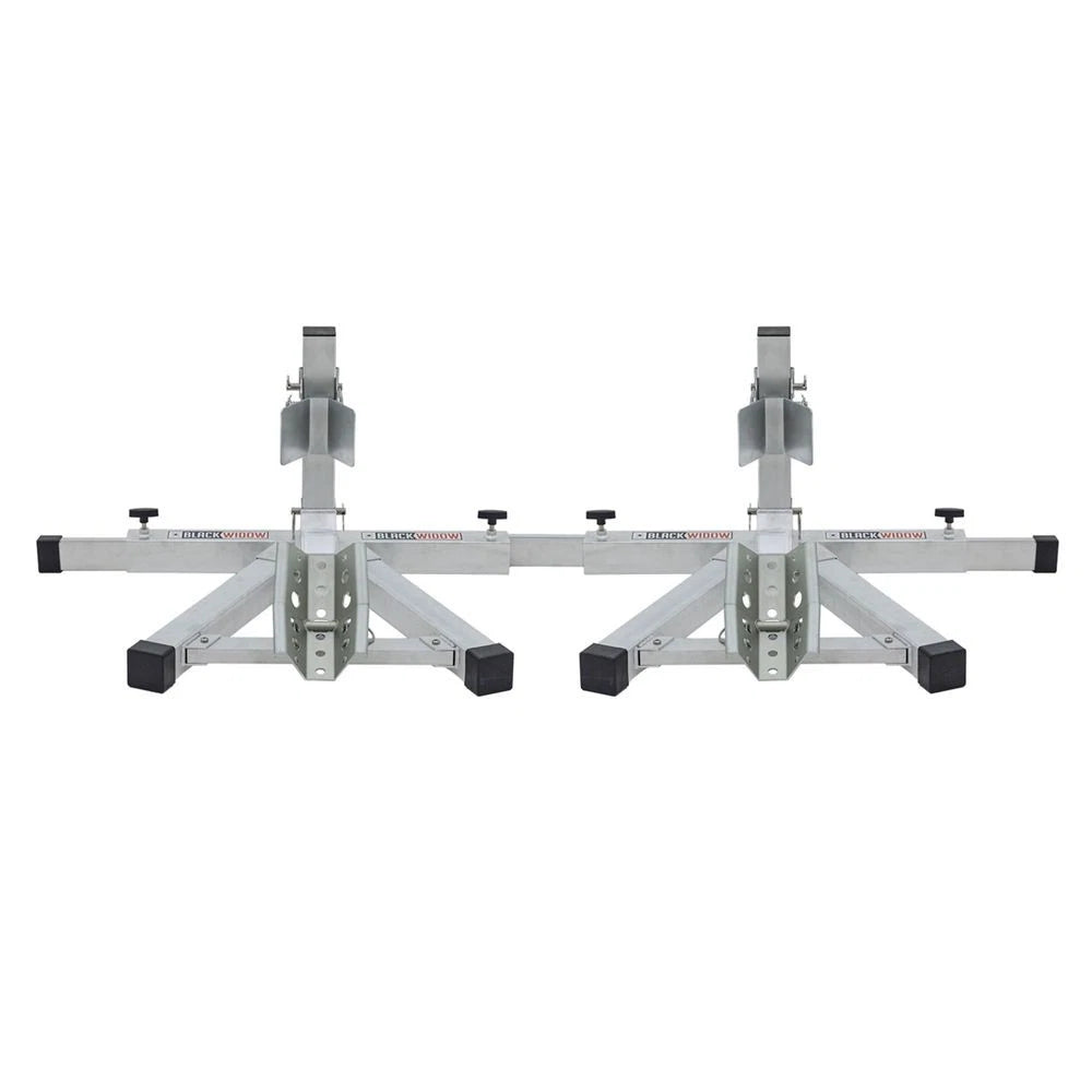 2X No-Drill Aluminum Motorcycle Wheel Chock BW-PRO-CHOCK-2