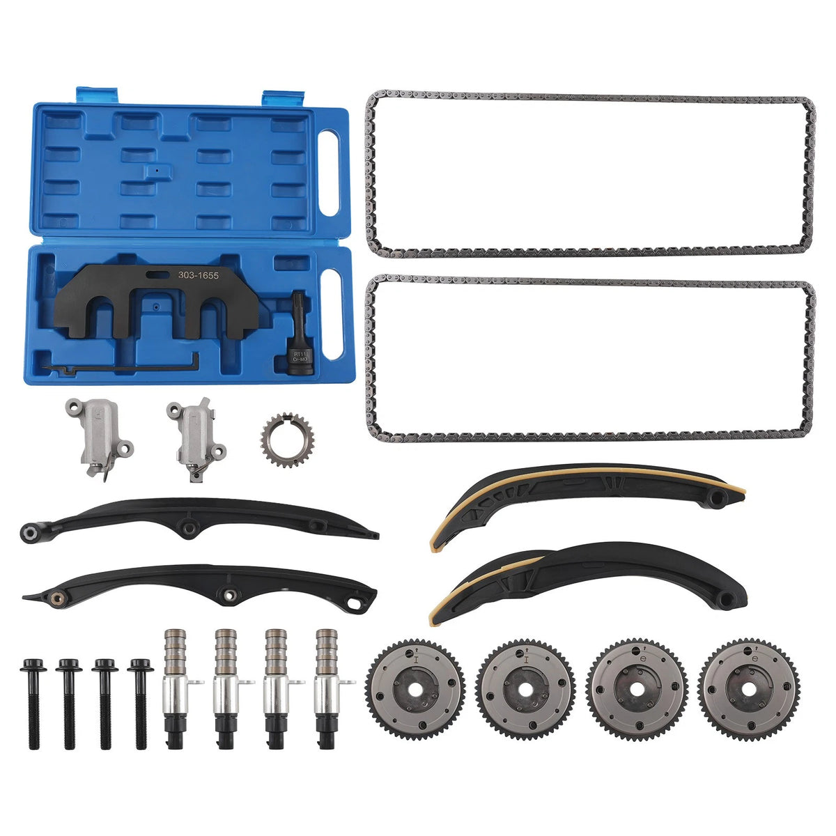 Timing Chain Kit with VVT Sprockets for Ford F-150 Lobo 3.5L Turbo (2017–2024)