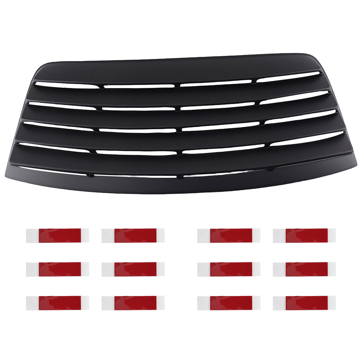 Matte Black Rear Window Louver for Dodge Challenger (2008–2023)