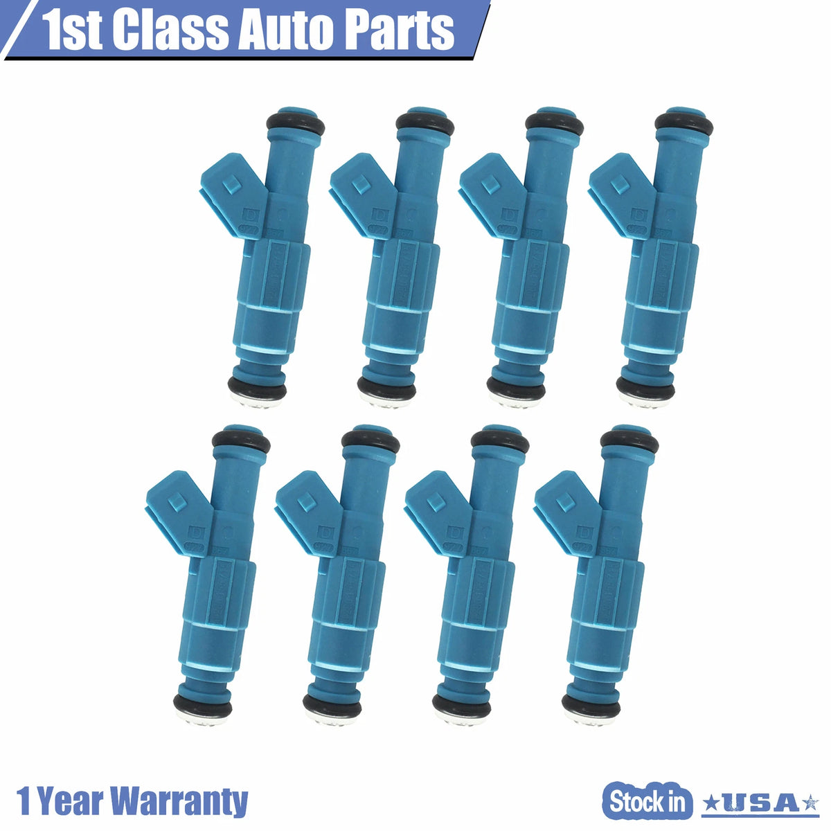 Set of 8 Fuel Injectors for Ford Chevrolet Pontiac LS1 LT1 5.0L 5.7L