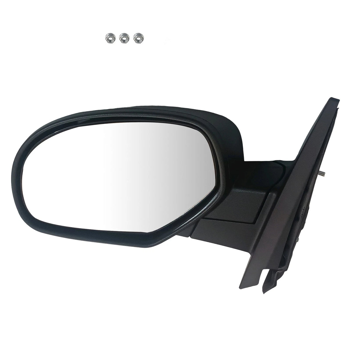 Driver Side Manual Black Mirror for Chevrolet Silverado 1500 GMC Sierra 1500 (2007–2013)