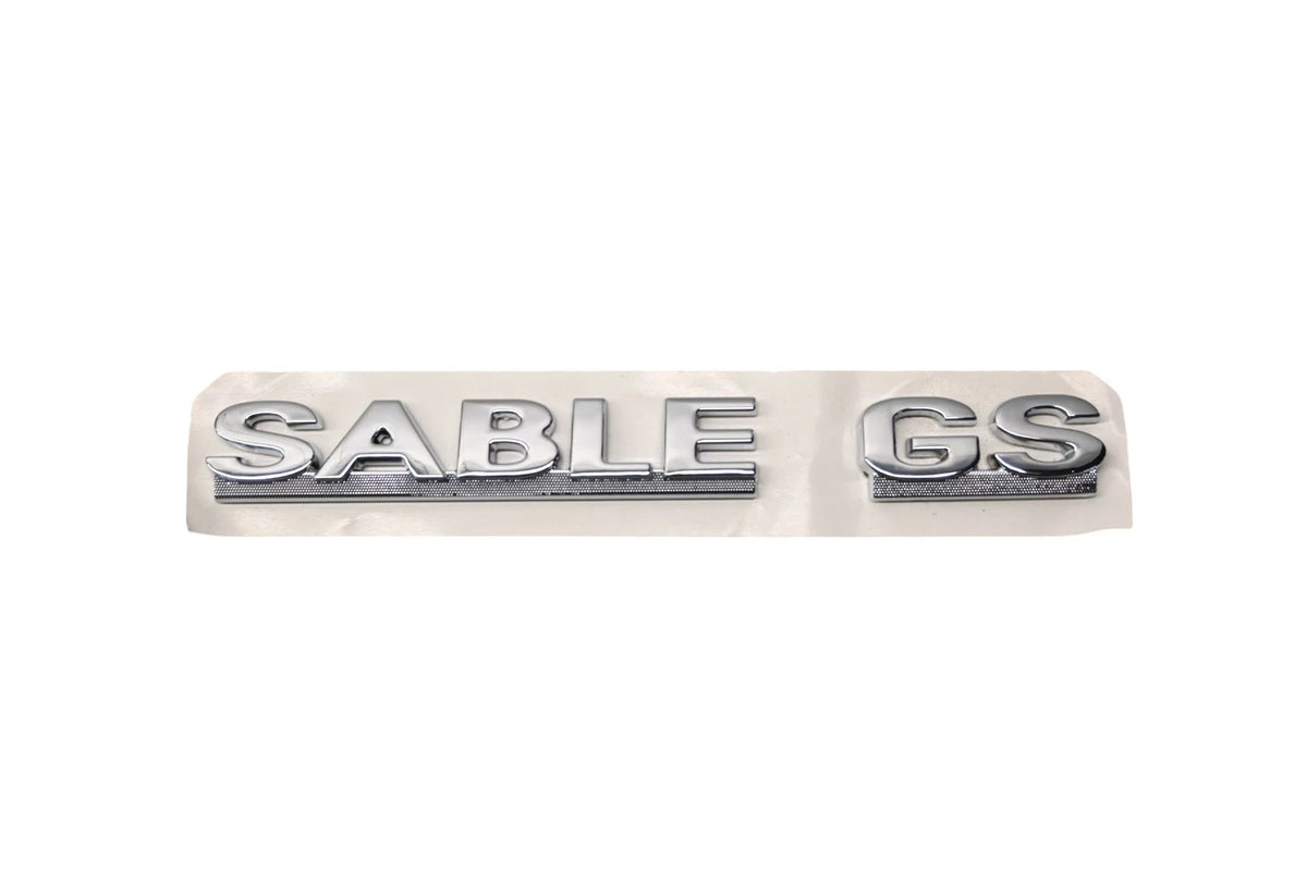 OEM Self-Adhesive Sable GS Nameplate for Ford (YF4Z-7442528-BA)