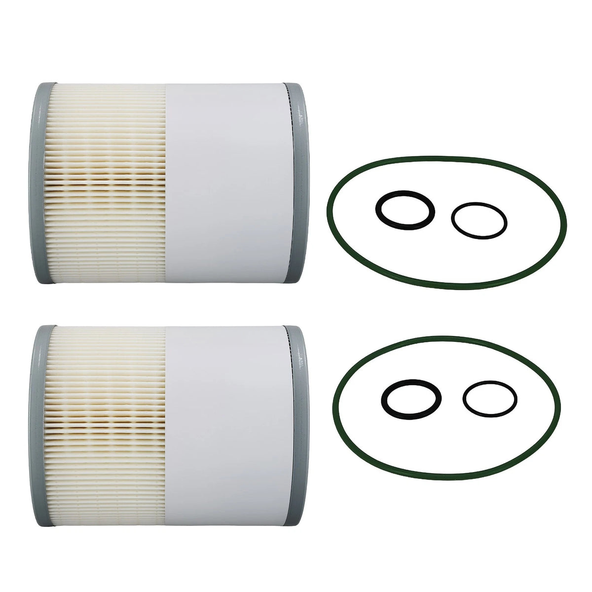 2PCS Fuel Filter for Detroit Diesel DD13 DD15 DD16 (FS19915 A0000903651 P551011)