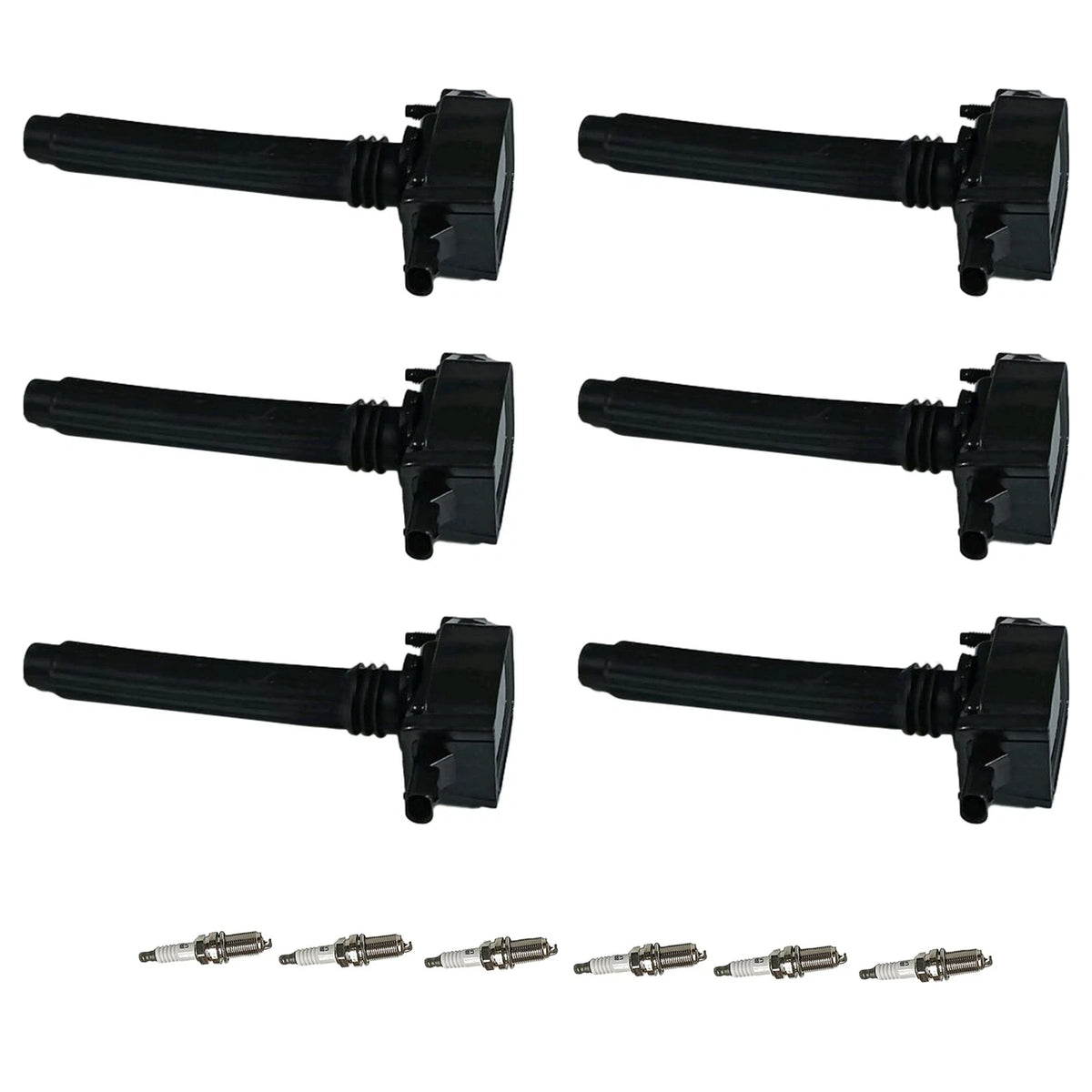 Set of 6 Ignition Coils & Iridium Spark Plugs for Chrysler Jeep Dodge Ram 3.6L (2011–2023)