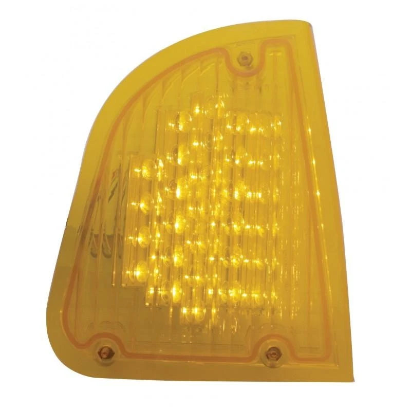 2X Amber LED Turn Signal Light for Kenworth (Passenger)