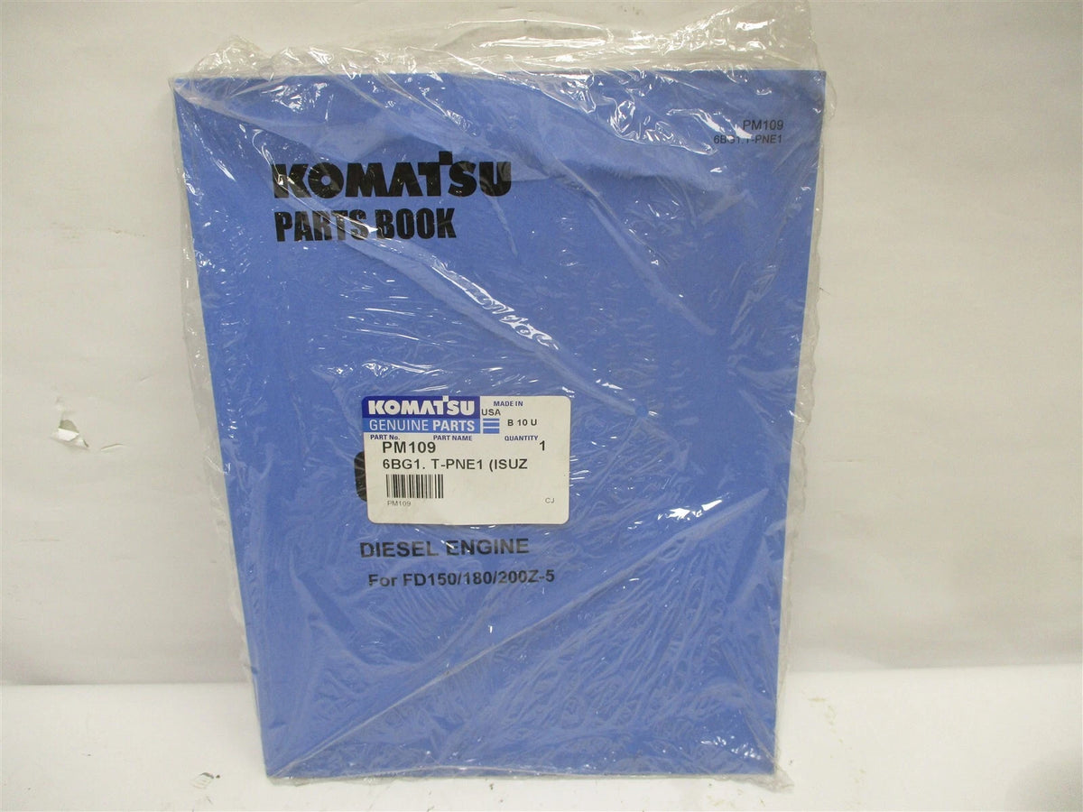 Parts Book for Komatsu 6BG1-T Diesel Engine FD150 FD180 FD200Z-5
