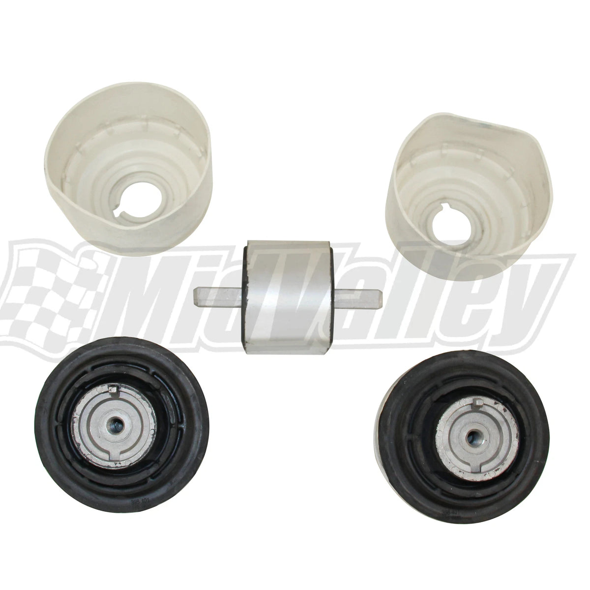 Set of 2 Engine Motor Transmission Mounts for Mercedes Benz W203 (2001–2005)