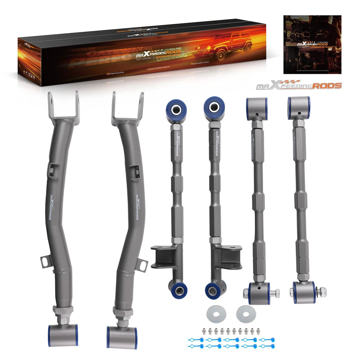 Rear Camber Toe Arm Kit for Subaru Impreza WRX STI (1993–2001) GC8 GDA GDB Steel
