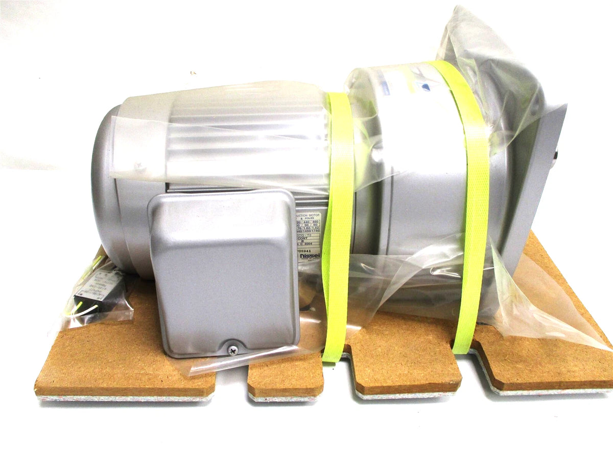 Gear Motor WFG0807U for NISSEI GTR BG3-K115 (1:100, 460V, 3-Phase)