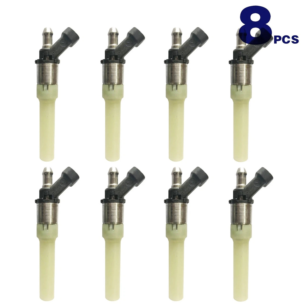 Set of 8 Fuel Injectors for Chevy Pickup Truck V8 5.7L 5.0L (12568332A, FJ10565)