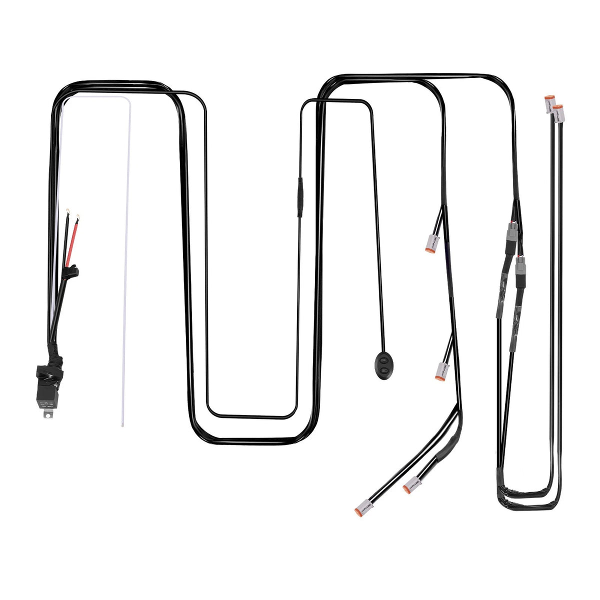 6-Output LED Light Bar Harness for maXpeedingrods Driving Lights