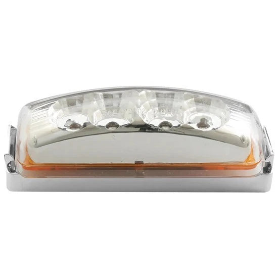 Spyder LED Marker Light for Medium Rectangular (Red LED / Clear Lens)