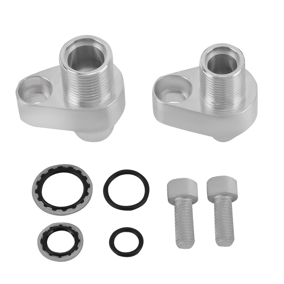 LS Swap A/C Compressor Adapter Fittings Kit for 10S17F & 10S20F (2010–2020)