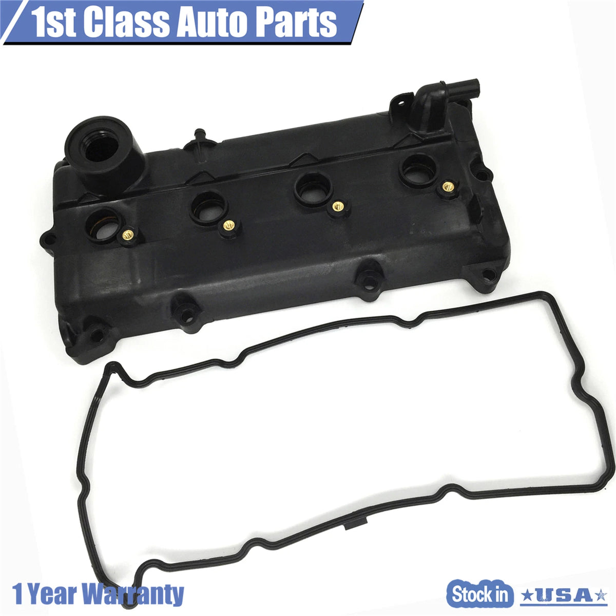 Engine Valve Cover with Gasket for Nissan Altima Sentra 2.5L L4 (2002–2006)