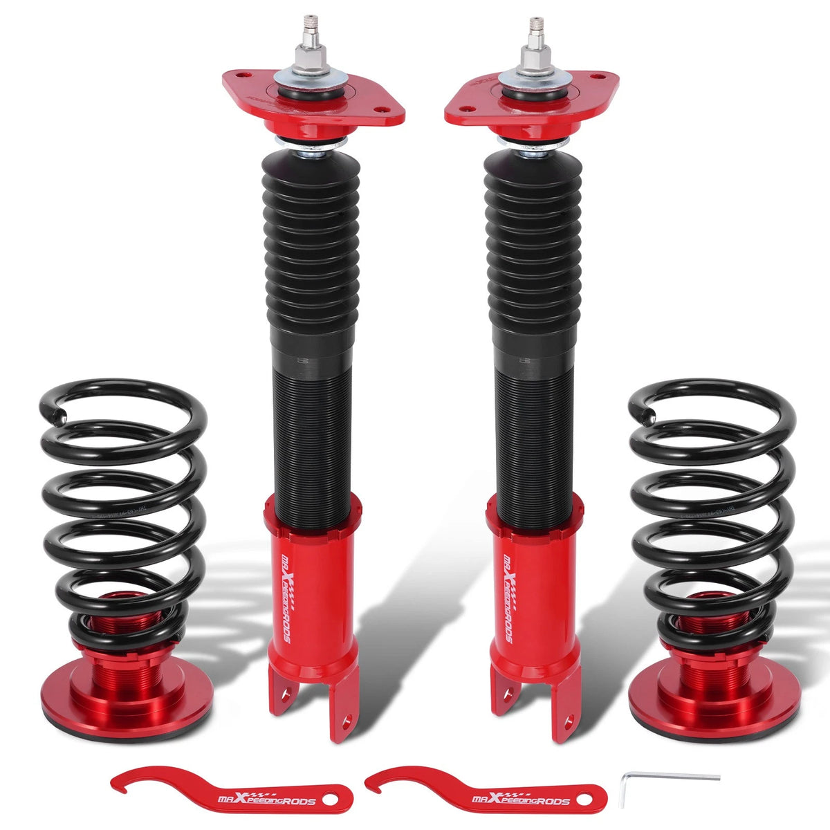 Set of 2 Rear Coilovers 24-Way Damper Adjustable for Nissan Altima (2007–2013)
