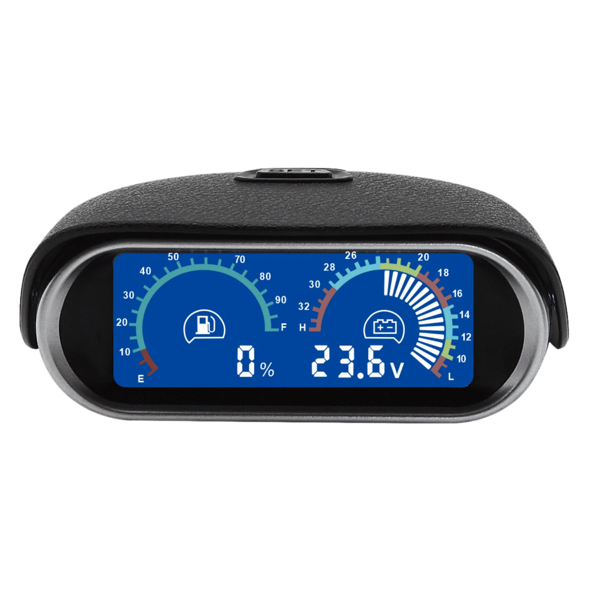 2-in-1 Dual Gauge Kit Fuel Level Meter & Voltmeter for Universal Fit (2010–2023)