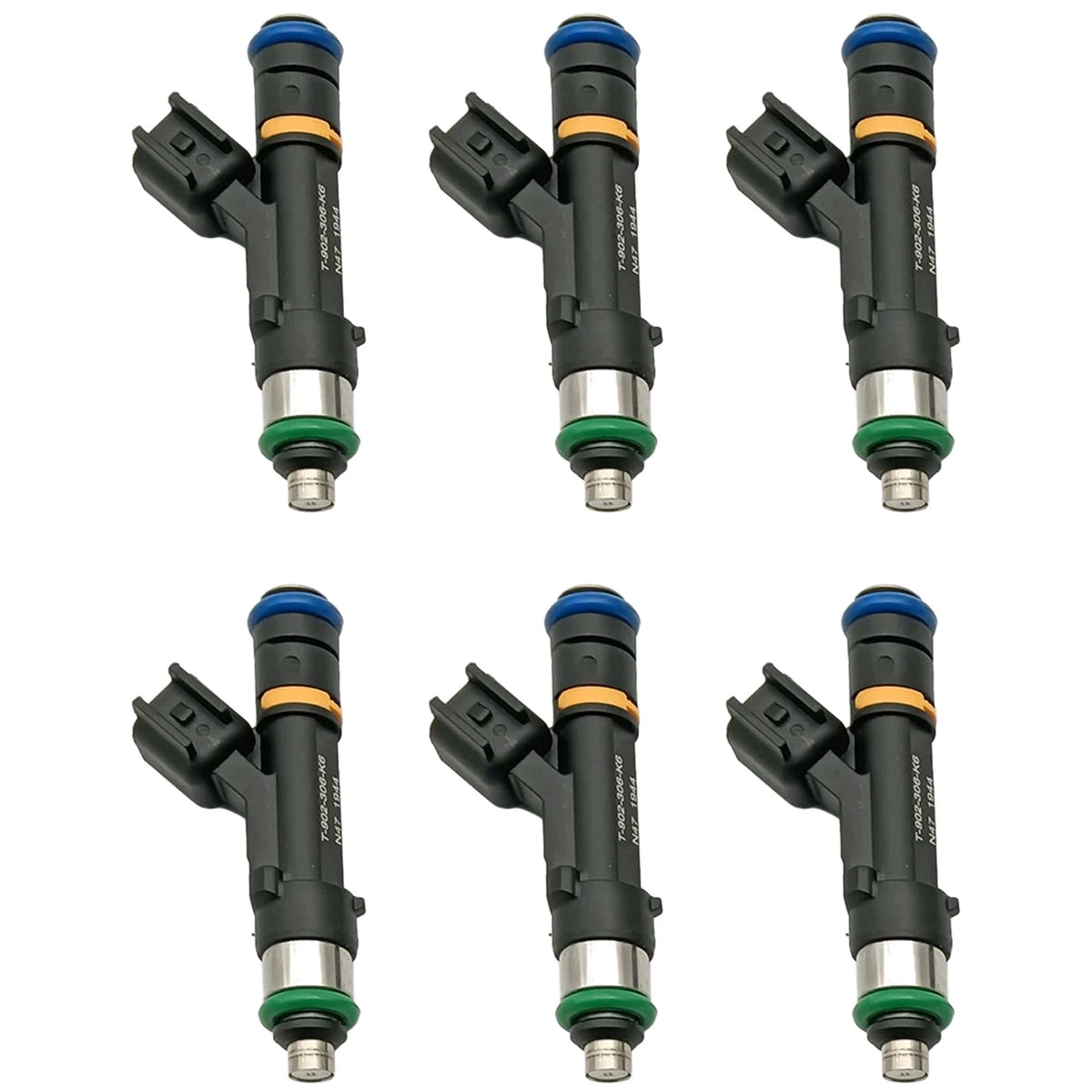 6PCS Fuel Injectors for Chrysler Town & Country (2008–2010) 04861667AA