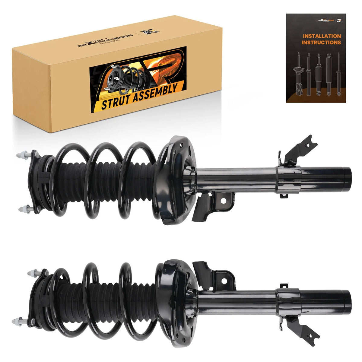 Pair Front Strut & Coil Spring Assembly for Honda Pilot (2016–2022)