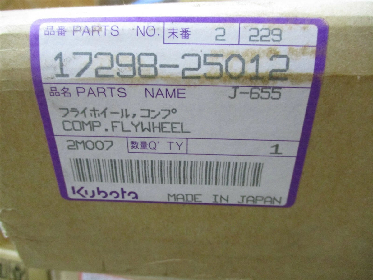 Genuine OEM Flywheel for Kubota D1403 D1703 Engine (17298-25012)