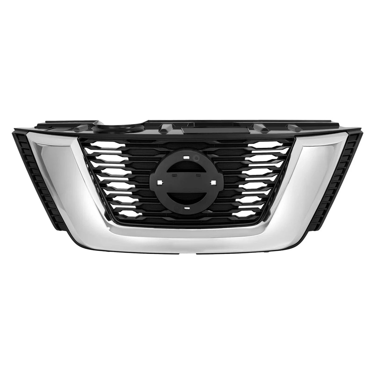 Chrome Front Upper Bumper Grill for Nissan Rogue (2017–2018) NI1200281
