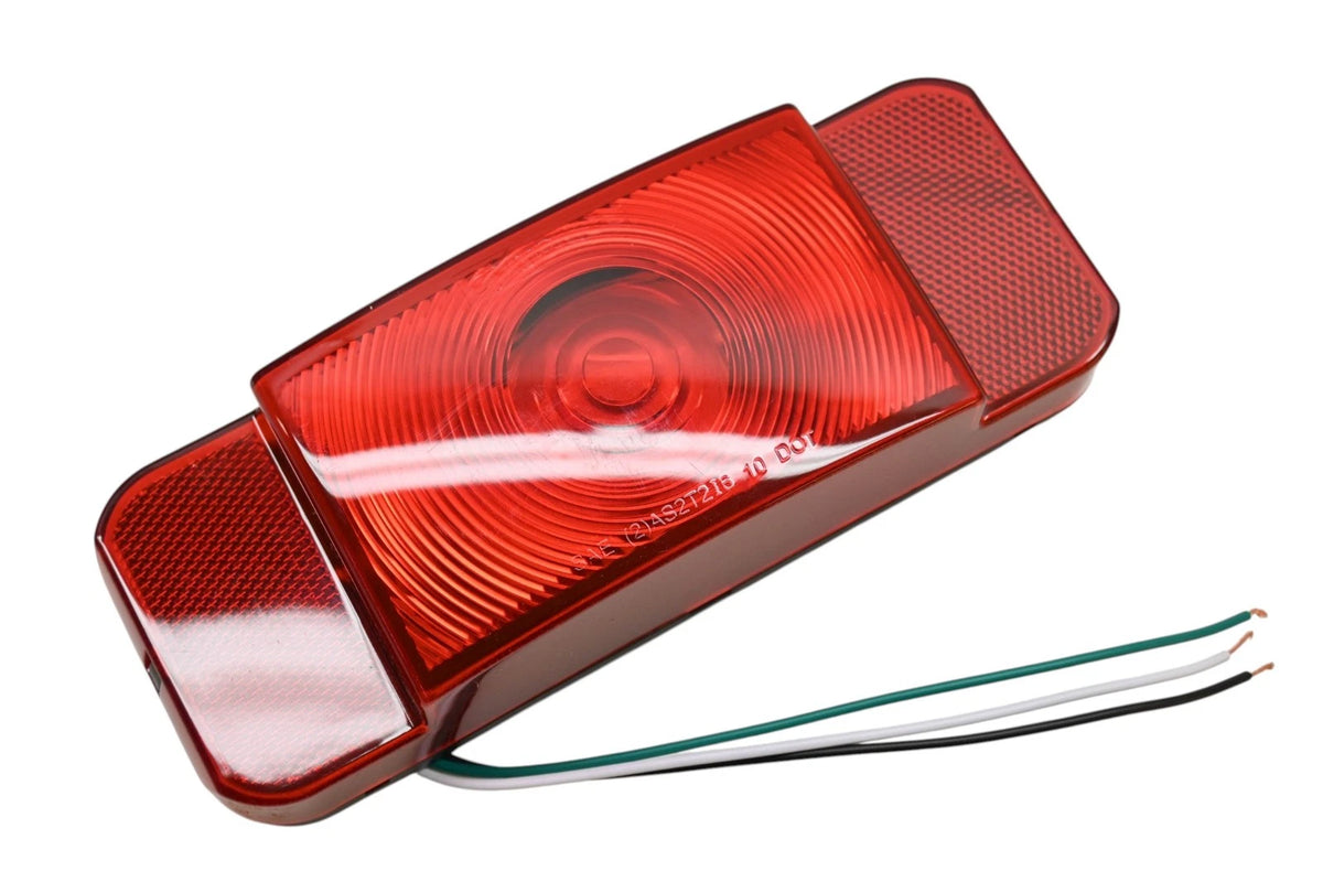 Red Surface Mount Tail Light Assembly for Optronics RVSTLB0060 (NOS)