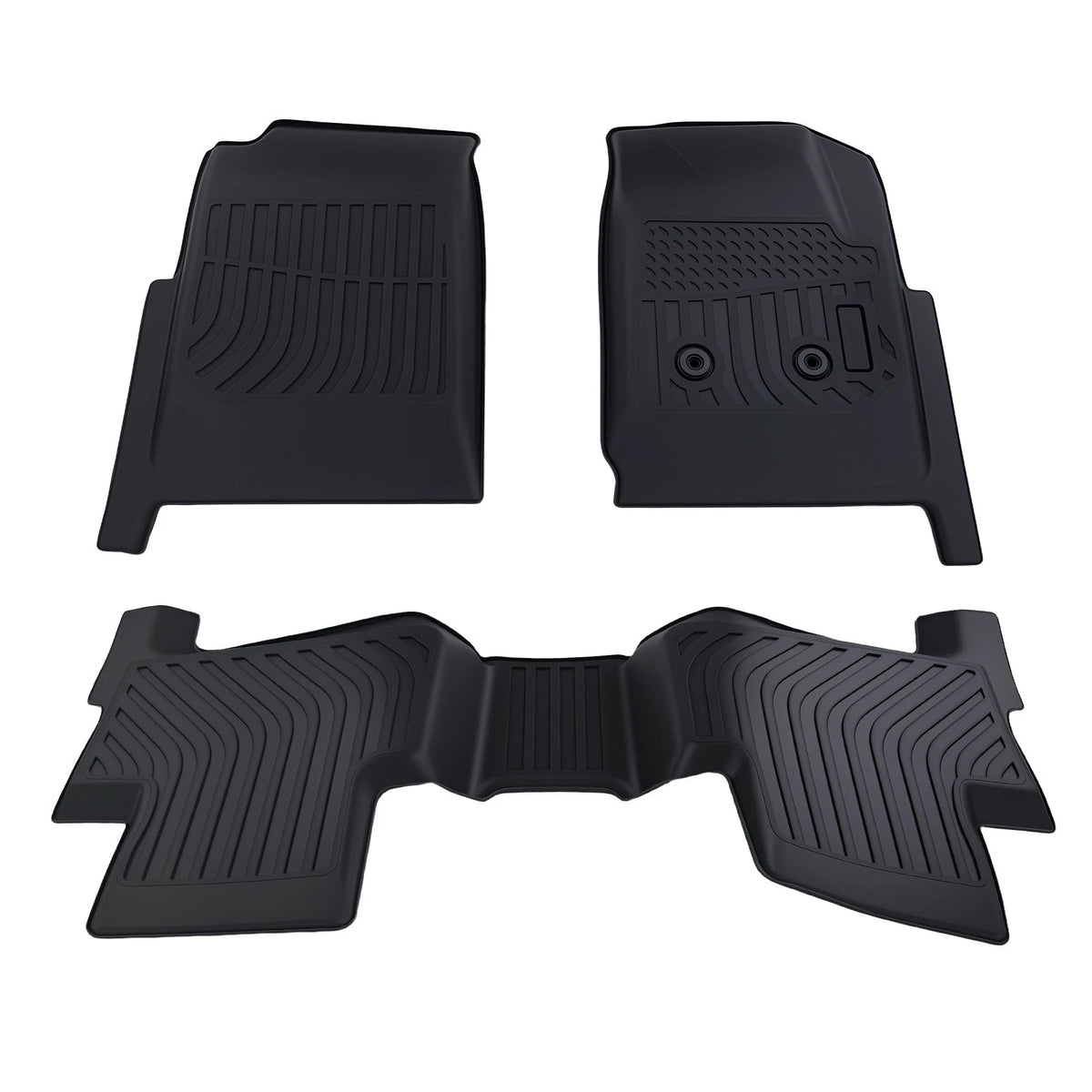 All Weather TPE Rubber Floor Mats for GMC Canyon/Chevy Colorado (2015–2022)