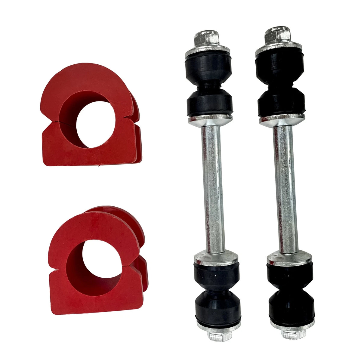 4PC Front Sway Bar Link & Bushing for Cadillac Escalade, Chevy Silverado, GMC Sierra (2007–2018)