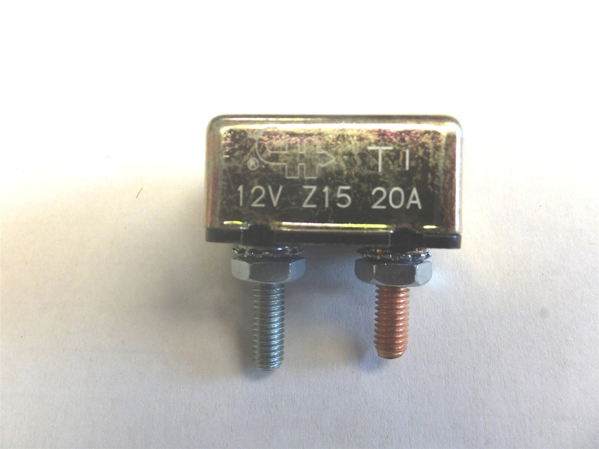 Set of 2 Circuit Breakers for Cole Hersee (12V 20A) 30056-20-BX 30056-20