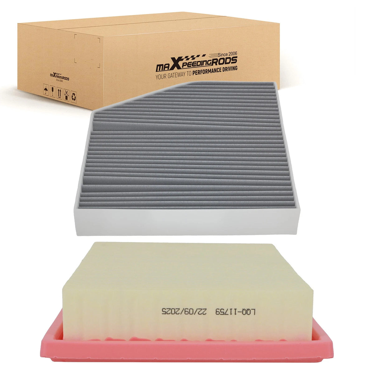 2X Air Filters for Mercedes Benz GLC300 4Matic (2016–2019)