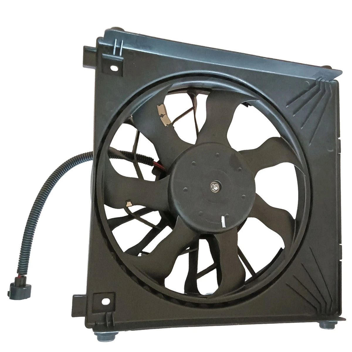 Right Engine Radiator Cooling Fan with Shroud Assembly for Tesla S (2012–2021)
