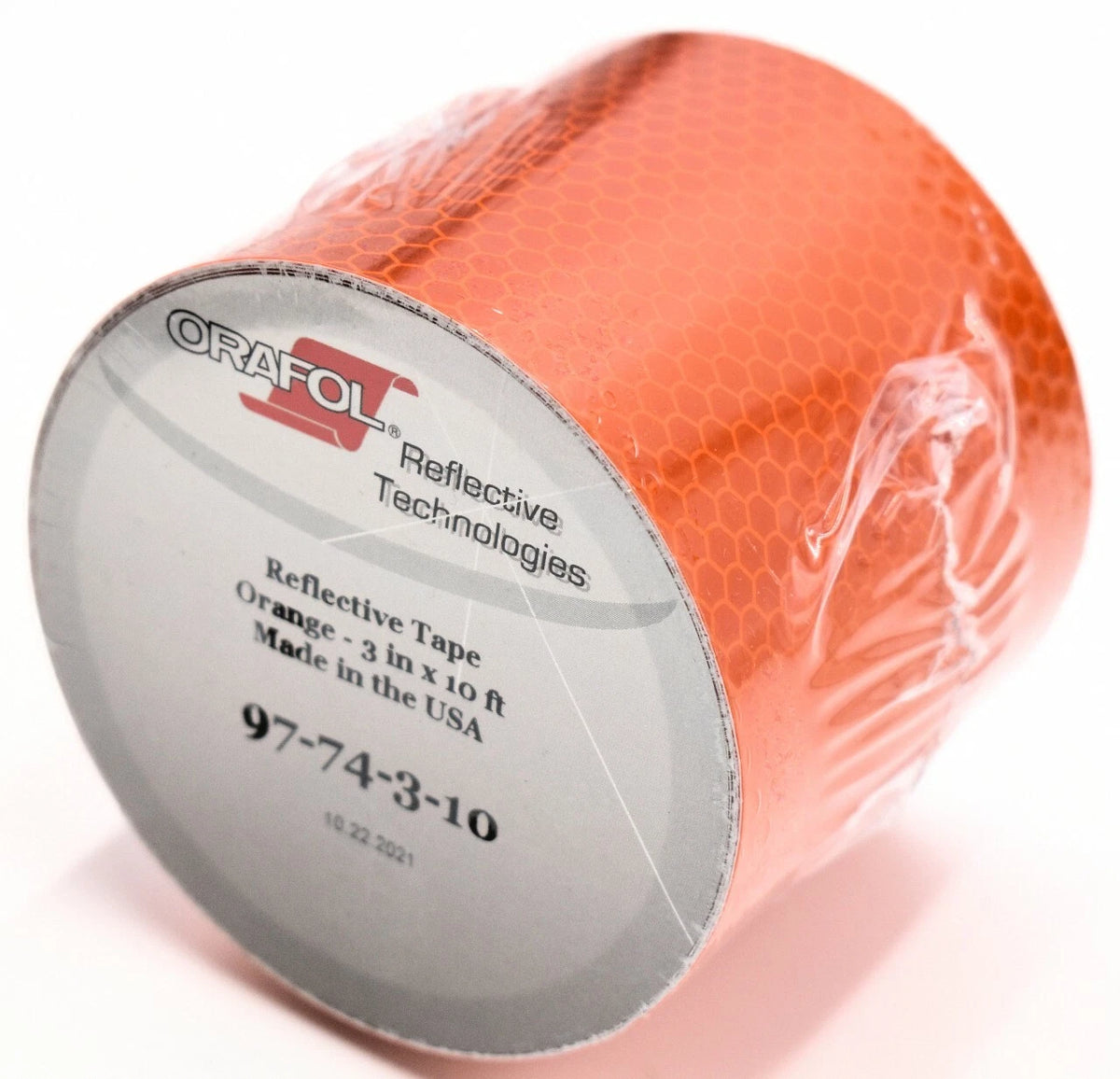 Orafol 3" x 10' Orange Reflective Tape 5900 Series for Automotive