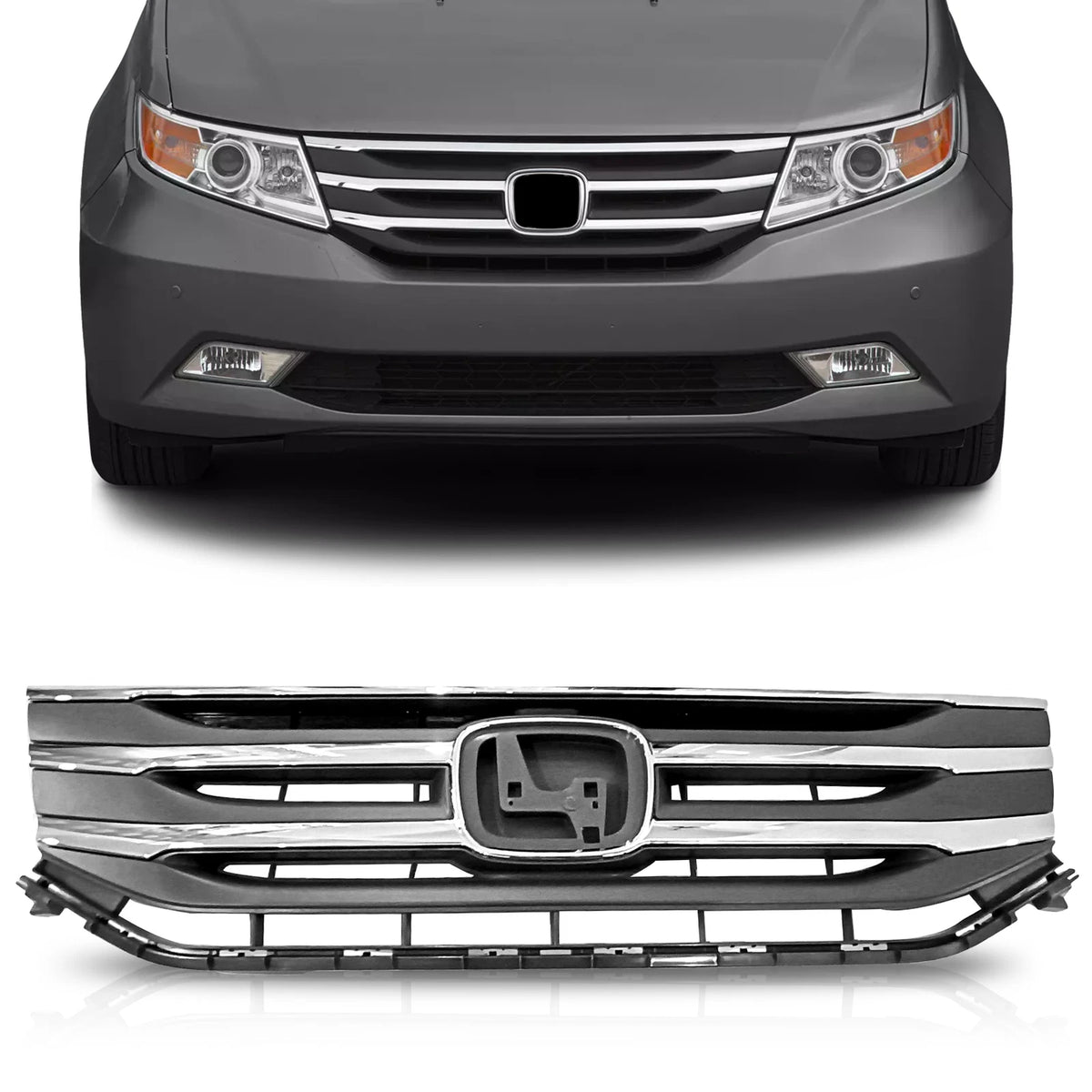 Front Grille for Honda Odyssey (2011–2013) 75102-TK8-A01