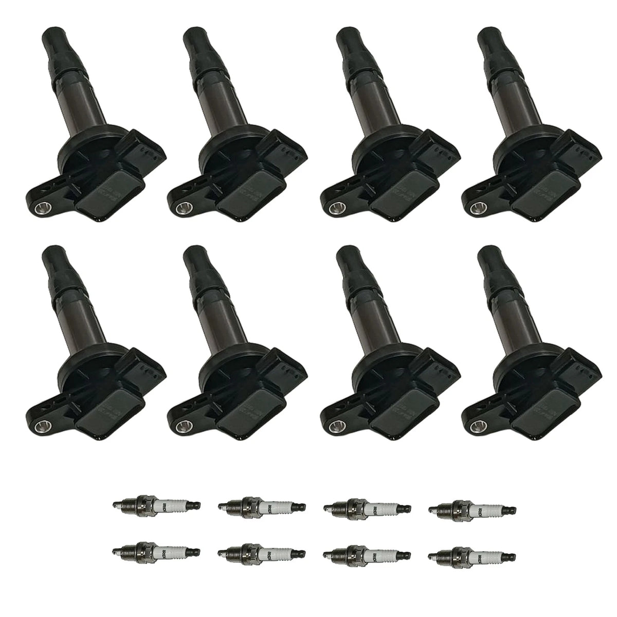 Set of 8 Ignition Coils & Spark Plugs for Jaguar XF XJ8 Land Rover Range Rover